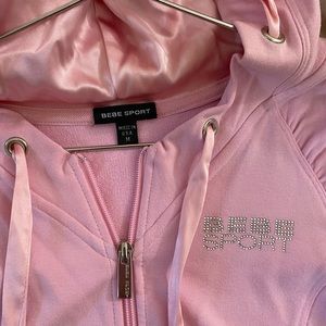 Bebe Sport Pink Jacket Size M